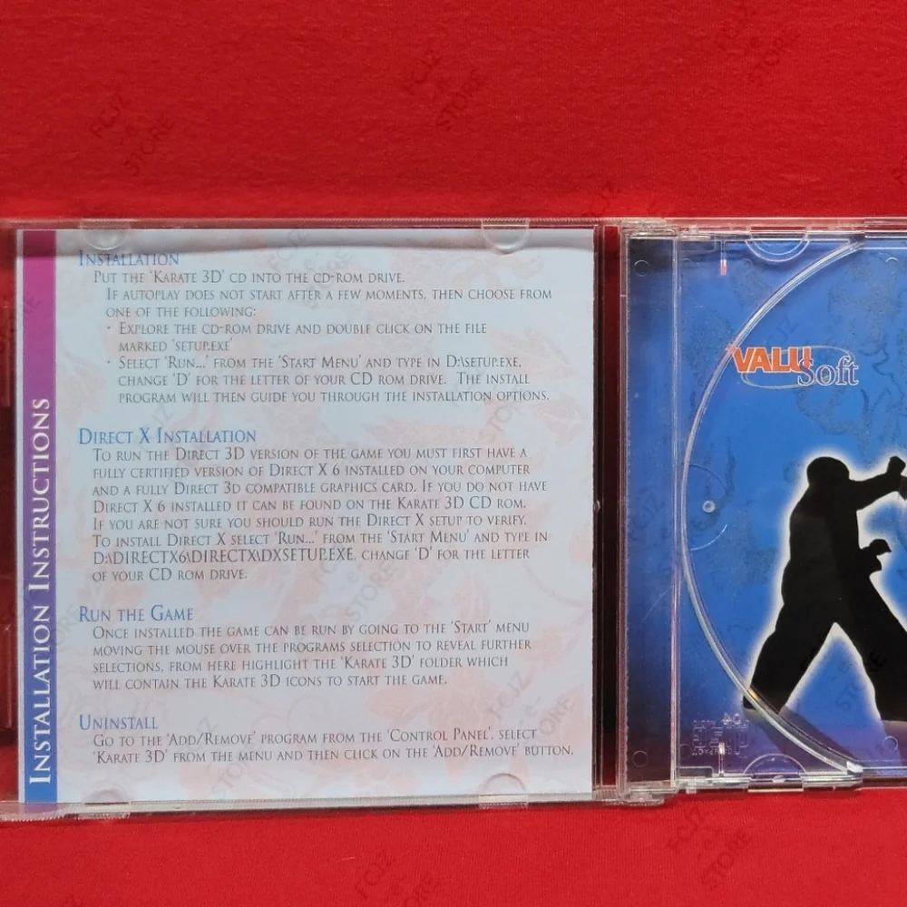 Karate 3D - PC, CD-ROM, Windows 95/98 (1999 ValuSoft) - Pre-Owned